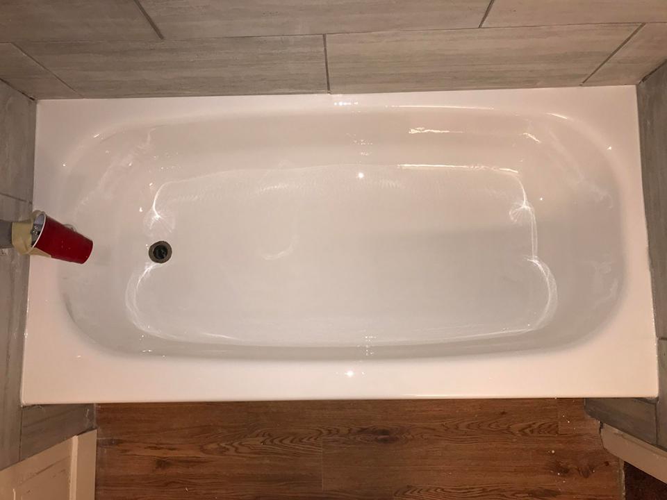 Regular bathtub - after