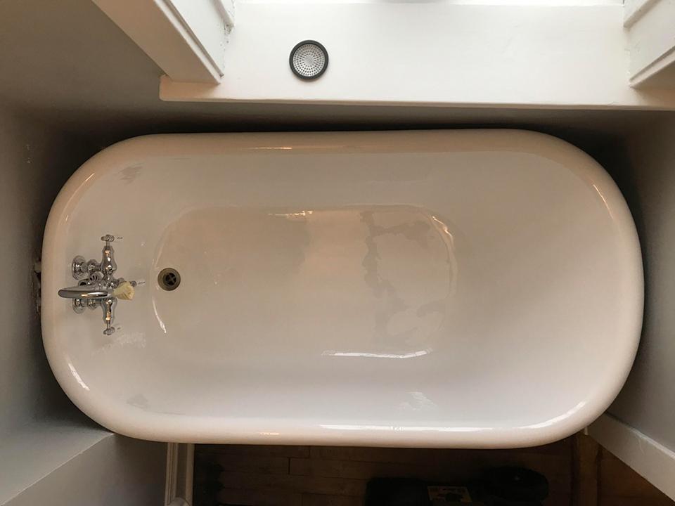 Claw fott tub ( inside only) - after